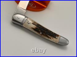 Vincenzo Balistreri Custom Stag Rwl 34 Serpentine Lambsfoot Knife Exquisite Work