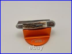 Vincenzo Balistreri Custom Stag Rwl 34 Serpentine Lambsfoot Knife Exquisite Work
