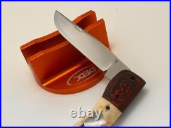 Vincenzo Balistreri Custom Stag Rwl 34 Stag Mars Pearl Shield Knife Very Nice