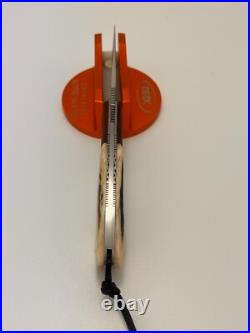 Vincenzo Balistreri Custom Stag Rwl 34 Stag Mars Pearl Shield Knife Very Nice