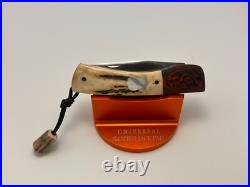 Vincenzo Balistreri Custom Stag Rwl 34 Stag Mars Pearl Shield Knife Very Nice