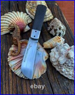 Vincenzo Balistreri Napoleon Custom Slipjoint Knife Side Cut Fat Carbon