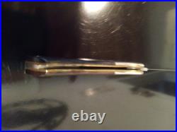 Vintage 80's J. M. G. Handmade 4'' Pocketknife. Marado wood. Nickel-silver. Japan