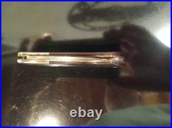 Vintage 80's J. M. G. Handmade 4'' Pocketknife. Marado wood. Nickel-silver. Japan
