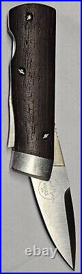 Vintage Bench Mark Rolox AD-881 Slide Knife Cocobolo Wood Scales Benchmark US 6½