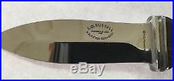 Vintage Custom 1977 A. G. Russell Dagger Sting Boot Fighting Knife with Org Sheath