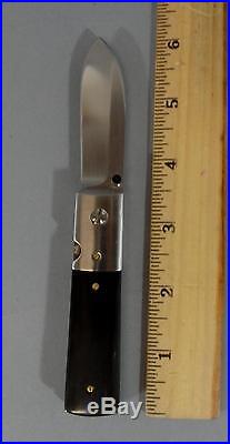 Vintage Custom-made MEL PARDUE Folding Hunting Tactical Knife with Liner Lock