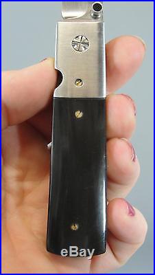 Vintage Custom-made MEL PARDUE Folding Hunting Tactical Knife with Liner Lock