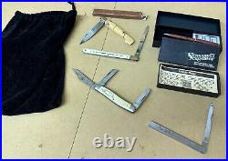 Vintage Hand-Made Pocket Knives lot (Chaperon Nontron & more) SEE PHOTOS/DESCRP