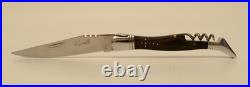 Vintage Laguiole Pocket Knife with corkscrew Handmade in France Mint