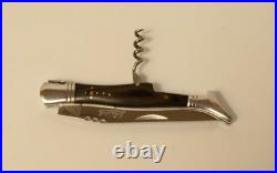 Vintage Laguiole Pocket Knife with corkscrew Handmade in France Mint