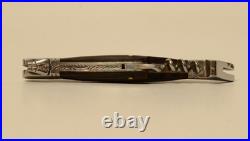 Vintage Laguiole Pocket Knife with corkscrew Handmade in France Mint