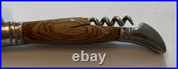 Vintage Laguiole Steel Pocket Hunting Camping Outdoor Fishing Knife W. Corkscrew