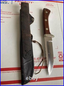 Vintage Pena Custom Knife & Sheath