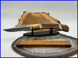 Vintage Puma Prince 210910 07/RC Single Blade Stag Handled Lockback-963.25