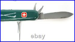 Vintage WENGER Golfers Golf Pro Green Swiss Army Pocketknife Cigar Cutters 85mm