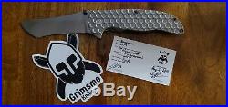 Virtually New Grimsmo Norseman Custom Knife RWL34 with Certificate and Sticker