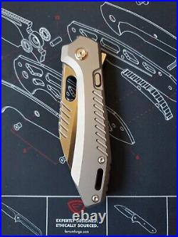 Vosteed RSKAOS Top Liner Lock (3.3 M390 Wharncliffe Blade & Titanium Handle)