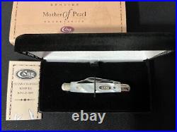 Vtg Case Stockman Knife -8327 MOP -Mini -Mother of Pearl -2001 -Collection -USA