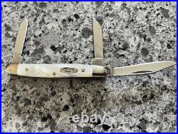 Vtg Case Stockman Knife -8327 MOP -Mini -Mother of Pearl -2001 -Collection -USA