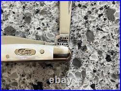 Vtg Case Stockman Knife -8327 MOP -Mini -Mother of Pearl -2001 -Collection -USA