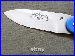 Vtg JEFF MORGAN 2015 SOUTHERN CALIFORNIA BLADES CUSTOM FLIPPER POCKET KNIFE RARE