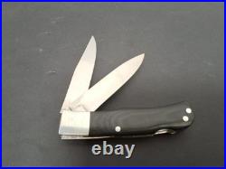 W. C. DAVIS Custom Micarta Folding 2-blade Hunter NEW RAYMORE, MO