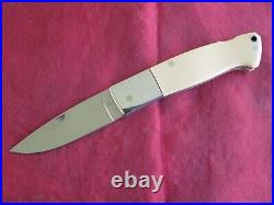 W. C. Davis Custom Handmade Drop Point Folding Lockback Hunting Knife