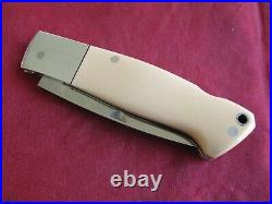 W. C. Davis Custom Handmade Drop Point Folding Lockback Hunting Knife