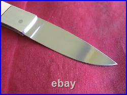 W. C. Davis Custom Handmade Drop Point Folding Lockback Hunting Knife