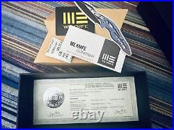 WE Knife Co. Cybernetic Knife Gray Titanium (3.91 Bead Blast) WE22033-2 NEW