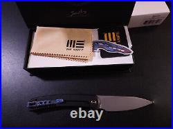 WE Knife Upshot 3.47 CPM20CV Titanium Flipper Pocket Knife COA (GP4005651)