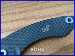 Warren Thomas Custom Knives hybrid titanium/Carbon Fiber frame lock huge NEW