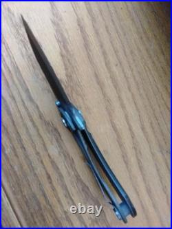 Warren Thomas Custom Knives hybrid titanium/Carbon Fiber frame lock huge NEW