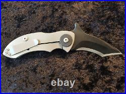 Warren Thomas Custom Sinbat Folding Knife NOS Folder
