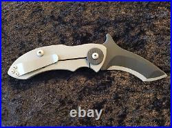 Warren Thomas Custom Sinraptor Folding Knife NOS Folder
