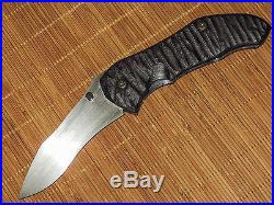 Warren Thomas MSR-1 custom framelock knife black G-10 CPM-154 UNIQUE LE NEW