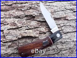 Wf Steenkamp Native M390 Iron Wood Gunstock Clip Blade Slip-joint