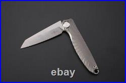 Wharncliffe Folding Knife Pocket Hunting Survival Combat M390 Steel Titanium EDC