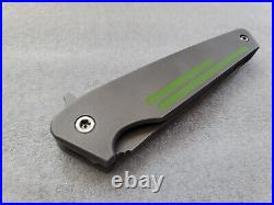 Will Moon Custom Mk7, Harpoon Spanto, CPM-154, Tapered Ti Frame, 3.5 Knife