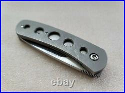 Willem Steenkamp Custom 2.75 Front-Flipper Linerlock, 2 Tone Satin N690 Blade