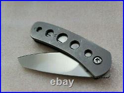 Willem Steenkamp Custom 2.75 Front-Flipper Linerlock, 2 Tone Satin N690 Blade