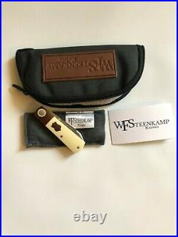 Willem Steenkamp Knives Custom Left-Handed Barlow with Westinghouse Micarta