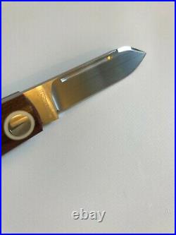 Willem Steenkamp Knives Custom Left-Handed Barlow with Westinghouse Micarta