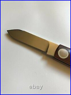 Willem Steenkamp Knives Custom Left-Handed Barlow with Westinghouse Micarta