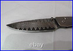 William Henry B12 CTD Folding Knife with Case