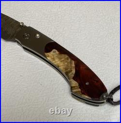 William Henry B12 Shock Knife -6/24/20 Spearpoint Copper Wave Damascus Blade NEW