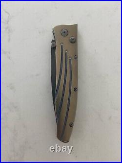 William Henry B30 Burnside Folding knife limited edition smokey quartz