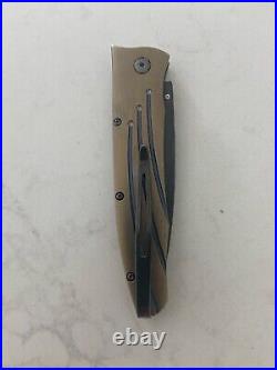 William Henry B30 Burnside Folding knife limited edition smokey quartz