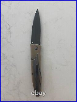 William Henry B30 Burnside Folding knife limited edition smokey quartz